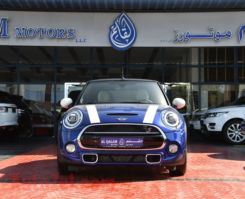 MINI COOPER- 2020- BLUE- 3 000 KM- GCC SPECS