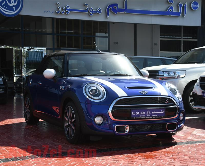 MINI COOPER- 2020- BLUE- 3 000 KM- GCC SPECS