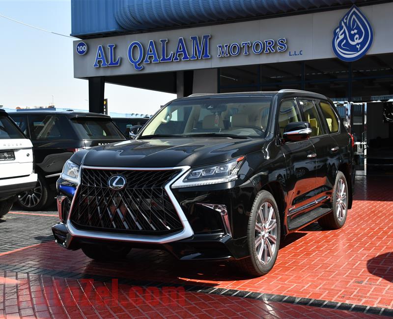 LEXUS LX570 SPORT PLUS- 2017- BLACK- 60 000 KM- GCC SPECS