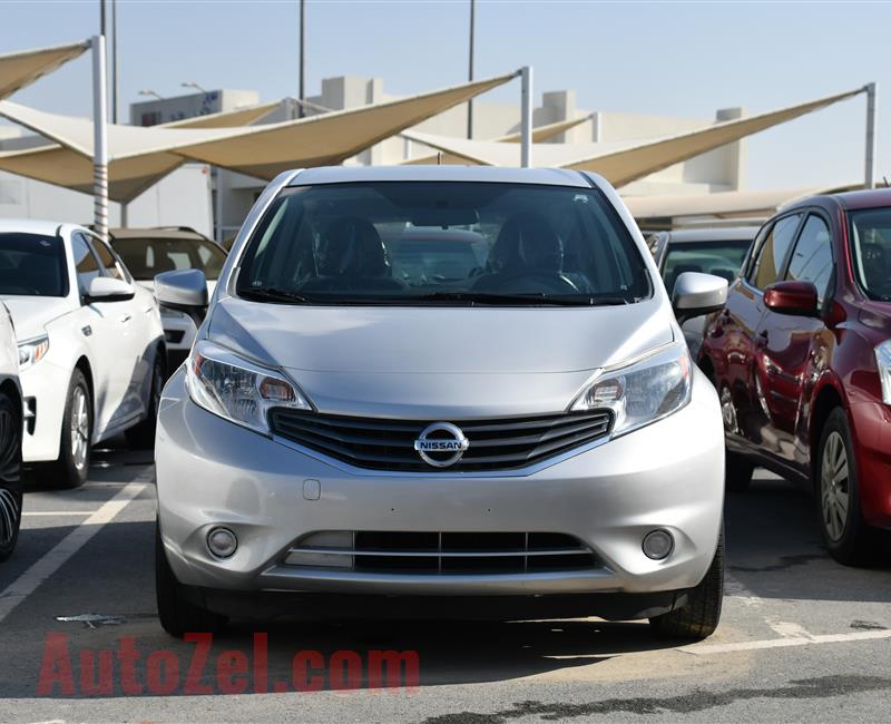 NISSAN VERSA- 2016- SILVER- 87 000 KM- AMERICAN SPECS