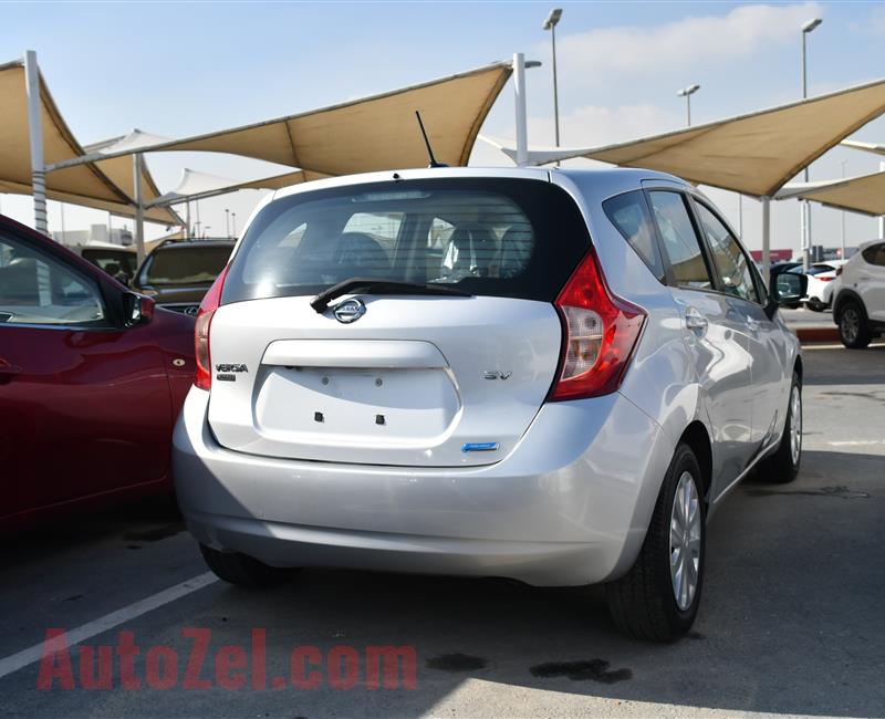 NISSAN VERSA- 2016- SILVER- 87 000 KM- AMERICAN SPECS