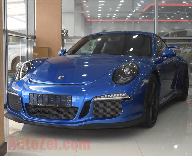 PORSCHE GT3 MODEL 2015 - BLUE - 36,000 KM - V8 - GCC 