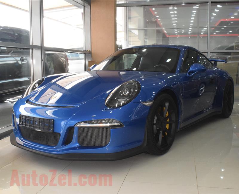 PORSCHE GT3 MODEL 2015 - BLUE - 36,000 KM - V8 - GCC 