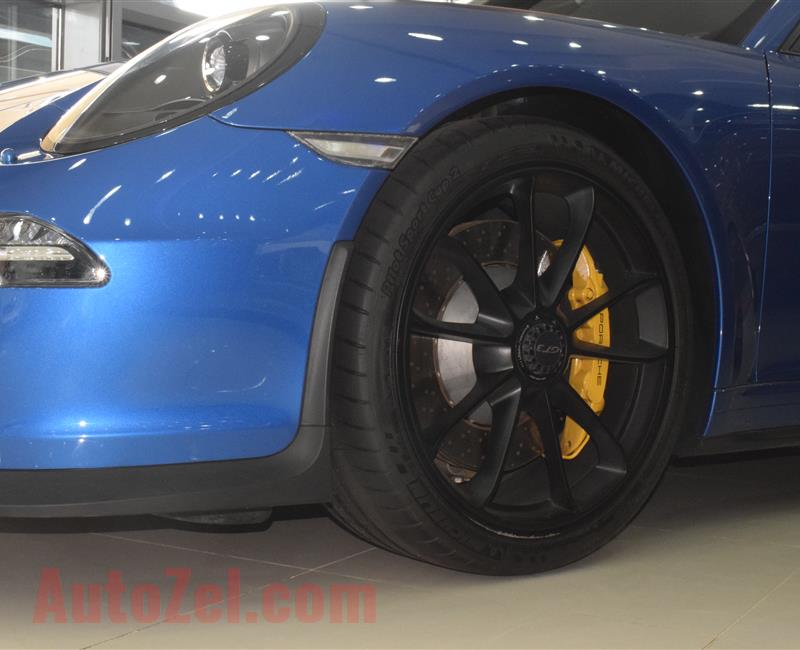 PORSCHE GT3 MODEL 2015 - BLUE - 36,000 KM - V8 - GCC 