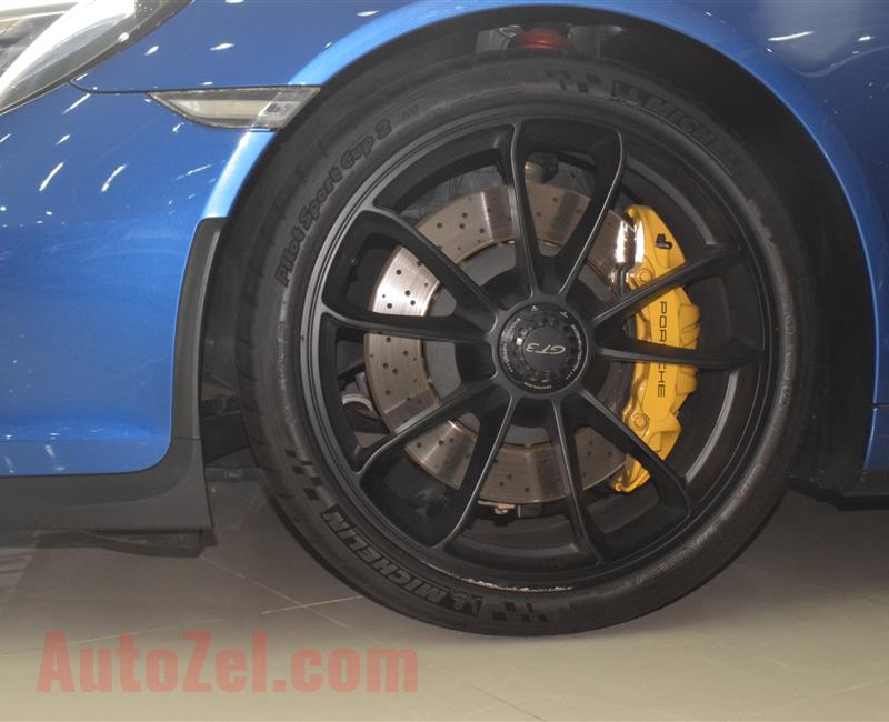 PORSCHE GT3 MODEL 2015 - BLUE - 36,000 KM - V8 - GCC 