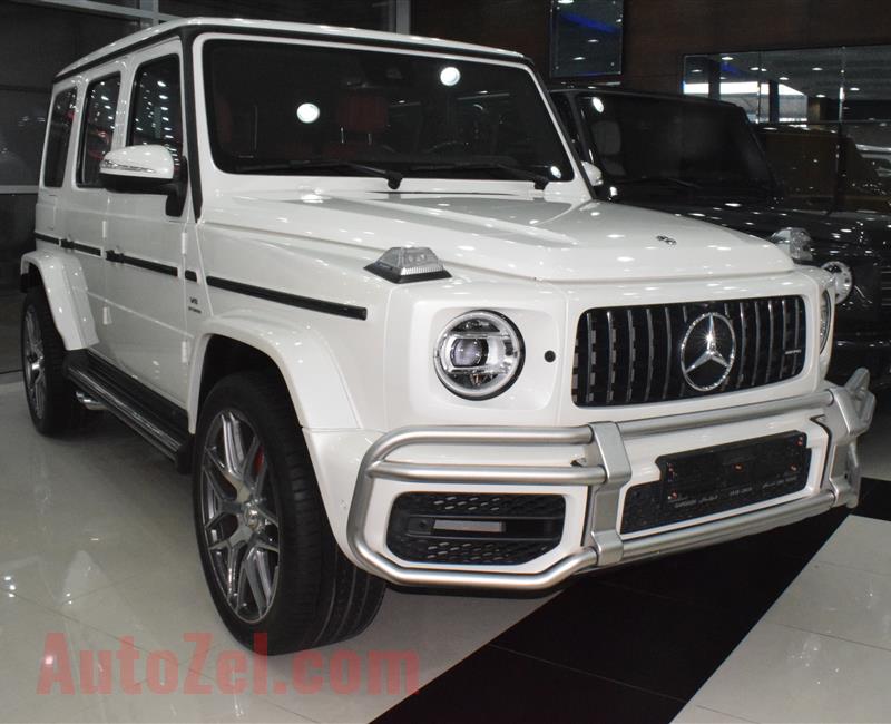 MERCEDES G63 MODEL 2019 - WHITE - 27,000 KM - V8 - GCC 