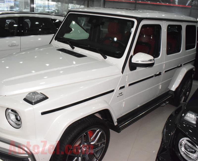 MERCEDES G63 MODEL 2019 - WHITE - 27,000 KM - V8 - GCC 