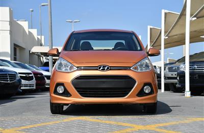 HYUNDAI i10- 2016- ORANGE- 68 000 KM- GCC SPECS