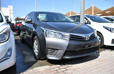 TOYOTA COROLLA- 2017- GRAY- 75 000 KM- GCC SPECS