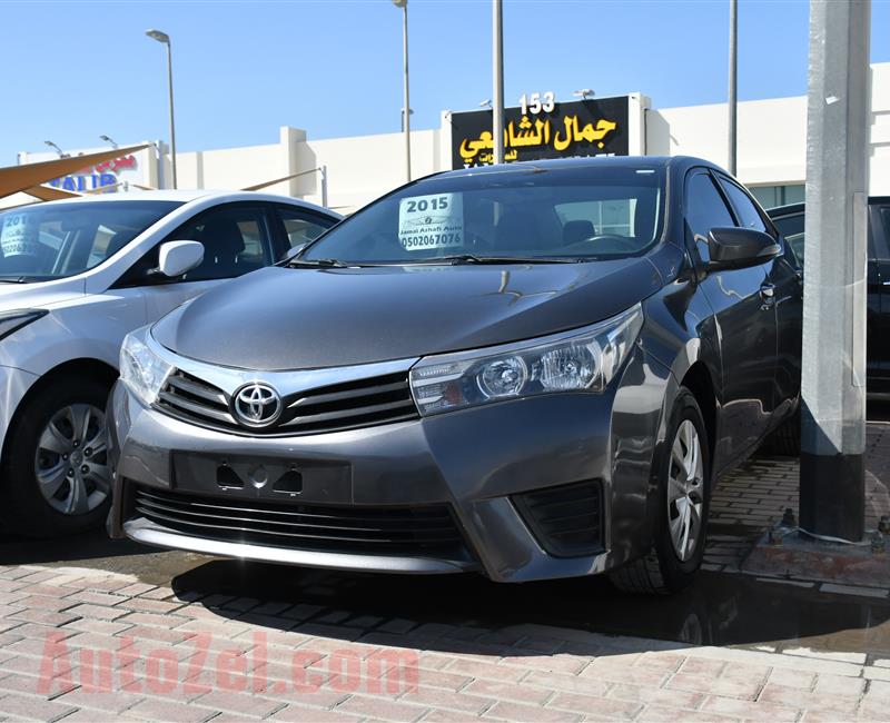 TOYOTA COROLLA- 2017- GRAY- 75 000 KM- GCC SPECS