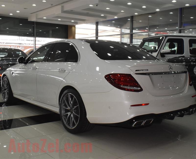 MERCEDES E63 MODEL 2019 - WHITE - 20,000 KM - V8 - CAR SPECS IS GERMANY 