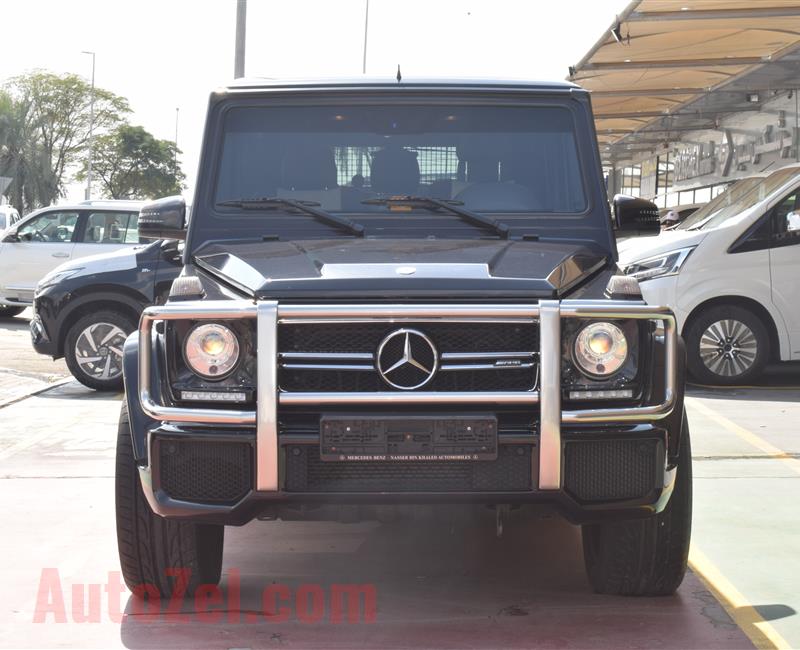 MERCEDES G63 MODEL 2016 - BLACK - 66000 KM - V8 - GCC 