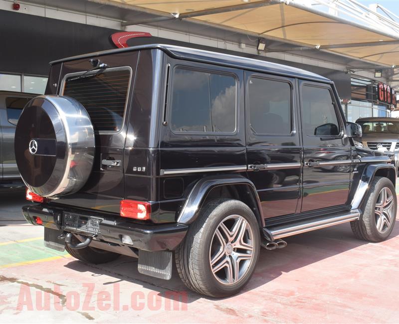 MERCEDES G63 MODEL 2016 - BLACK - 66000 KM - V8 - GCC 