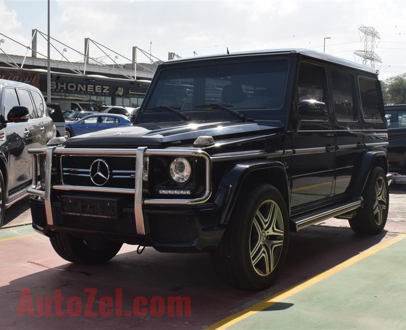 MERCEDES G63 MODEL 2016 - BLACK - 66000 KM - V8 - GCC 