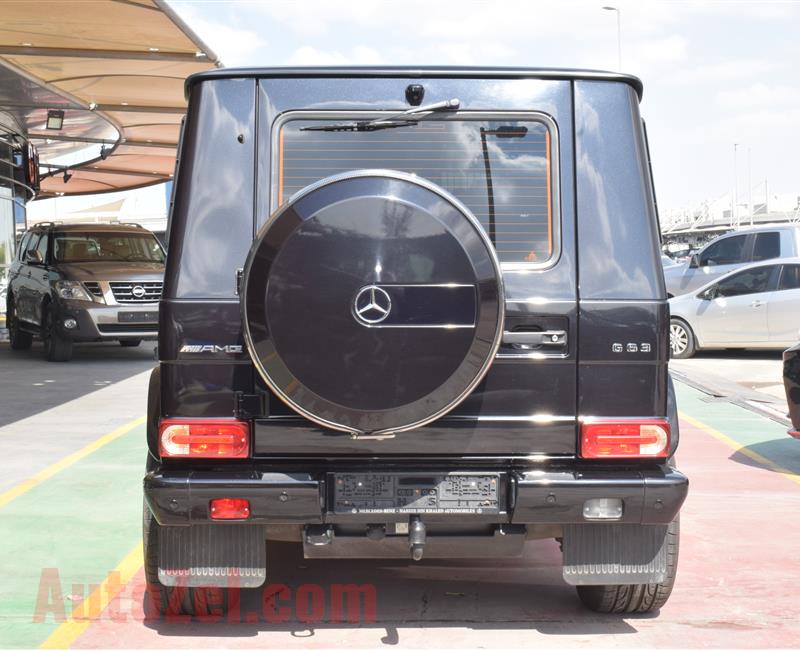 MERCEDES G63 MODEL 2016 - BLACK - 66000 KM - V8 - GCC 