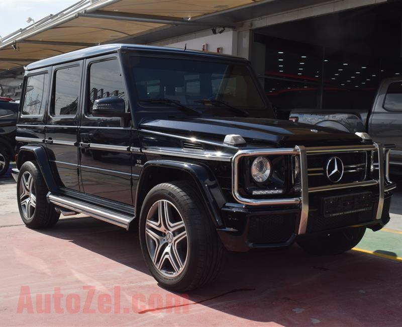 MERCEDES G63 MODEL 2016 - BLACK - 66000 KM - V8 - GCC 