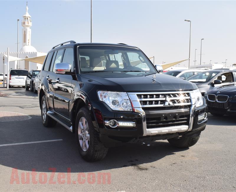 MITSUBISHI  pajero MODEL 2017 - black  - 112 000 KM - V6 - GCC