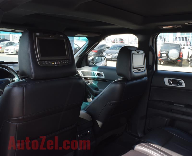 ford explorer model 2014 - white - 75,000 km - v6 - gcc 
