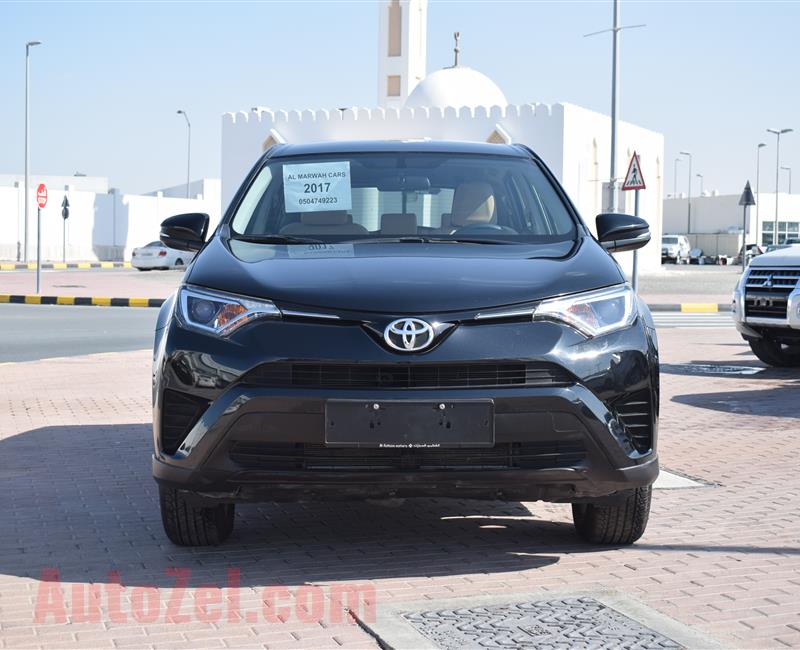 toyota rav4 model 2017 - black - 114,000 km - v6 - gcc 