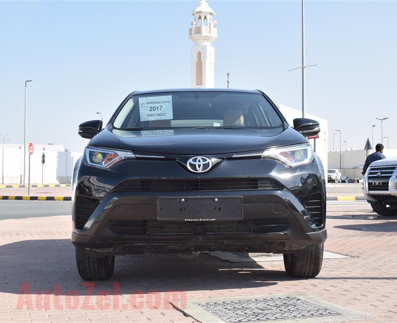 toyota rav4 model 2017 - black - 114,000 km - v6 - gcc 