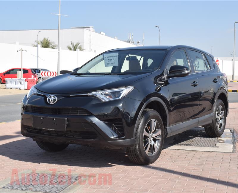 toyota rav4 model 2017 - black - 114,000 km - v6 - gcc 