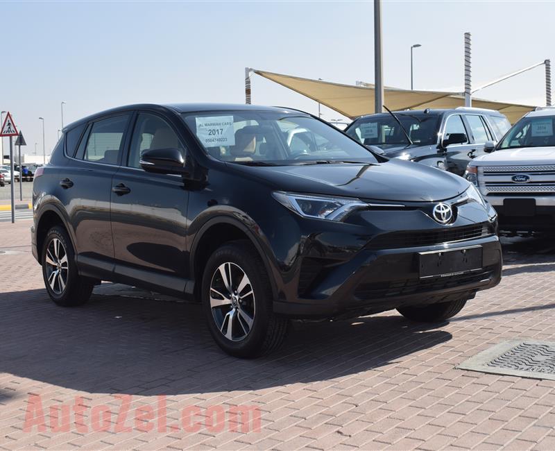 toyota rav4 model 2017 - black - 114,000 km - v6 - gcc 