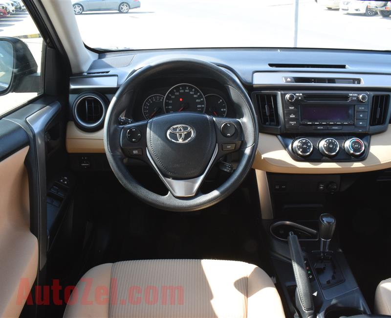 toyota rav4 model 2017 - black - 114,000 km - v6 - gcc 