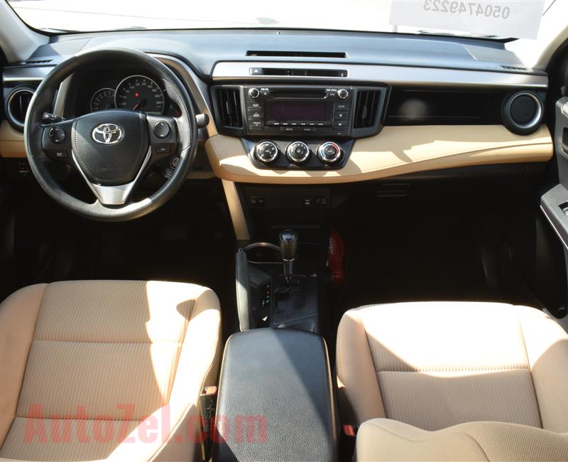 toyota rav4 model 2017 - black - 114,000 km - v6 - gcc 