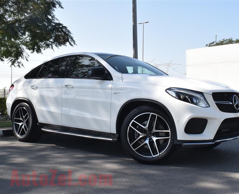 BRAND NEW MERCEDES-BENZ GLE 43- 2020- WHITE- GCC SPECS