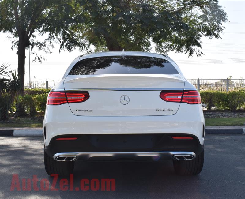 BRAND NEW MERCEDES-BENZ GLE 43- 2020- WHITE- GCC SPECS