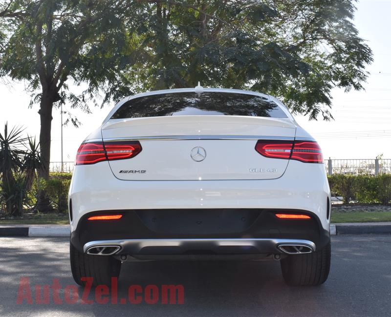 BRAND NEW MERCEDES-BENZ GLE 43- 2020- WHITE- GCC SPECS