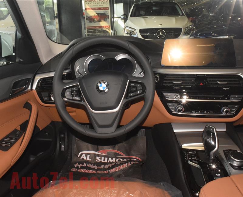 BRAND NEW BMW 520i- 2019- WHITE- GCC SPECS