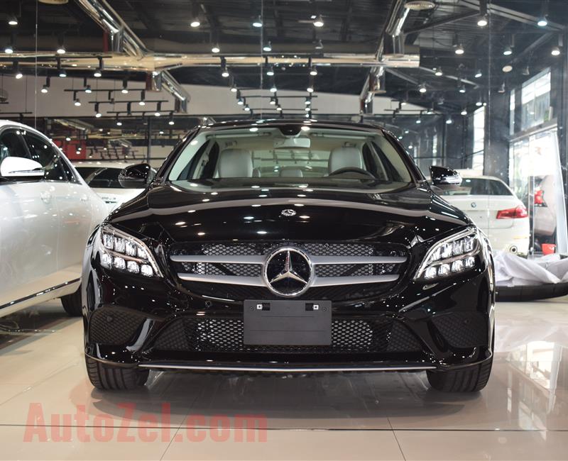 MERCEDES-BENZ C200- 2019- BLACK- 4 CYLINDER- GCC SPECS