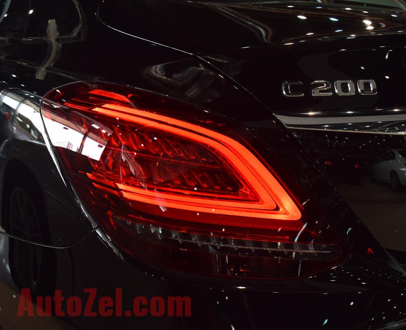 MERCEDES-BENZ C200- 2019- BLACK- 4 CYLINDER- GCC SPECS