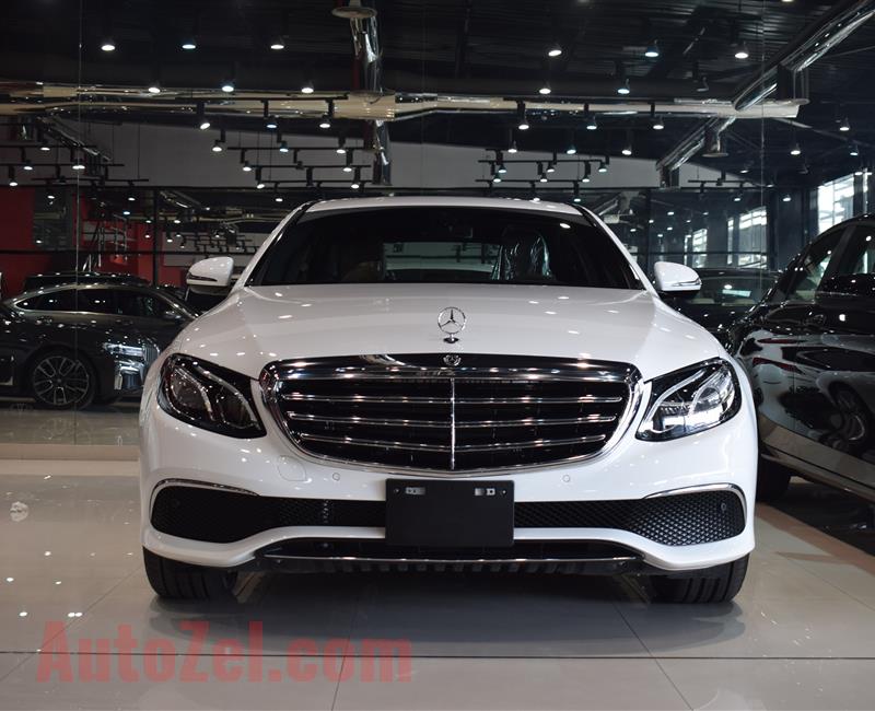 BRAND NEW MERCEDESBENZ E200 2019 WHITE GCC SPECS
