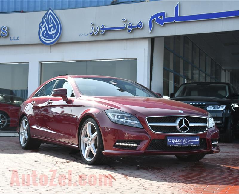 MERCEDES-BENZ CLS350- 2012- RED- 86 000 KM- GCC SPECS