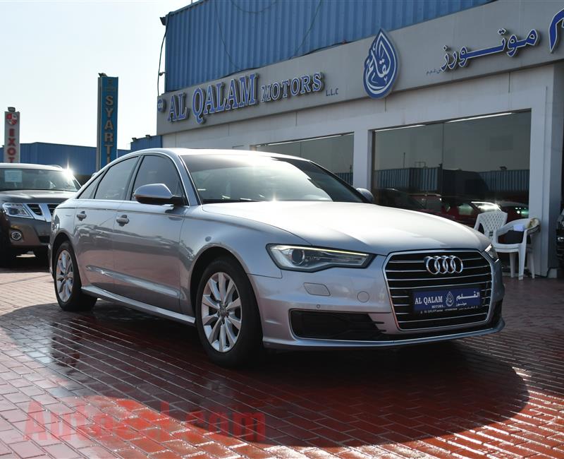 AUDI A6- 2016- SILVER- 97 000 KM- GCC SPECS