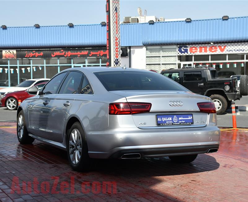 AUDI A6- 2016- SILVER- 97 000 KM- GCC SPECS
