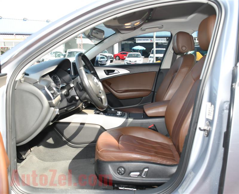 AUDI A6- 2016- SILVER- 97 000 KM- GCC SPECS