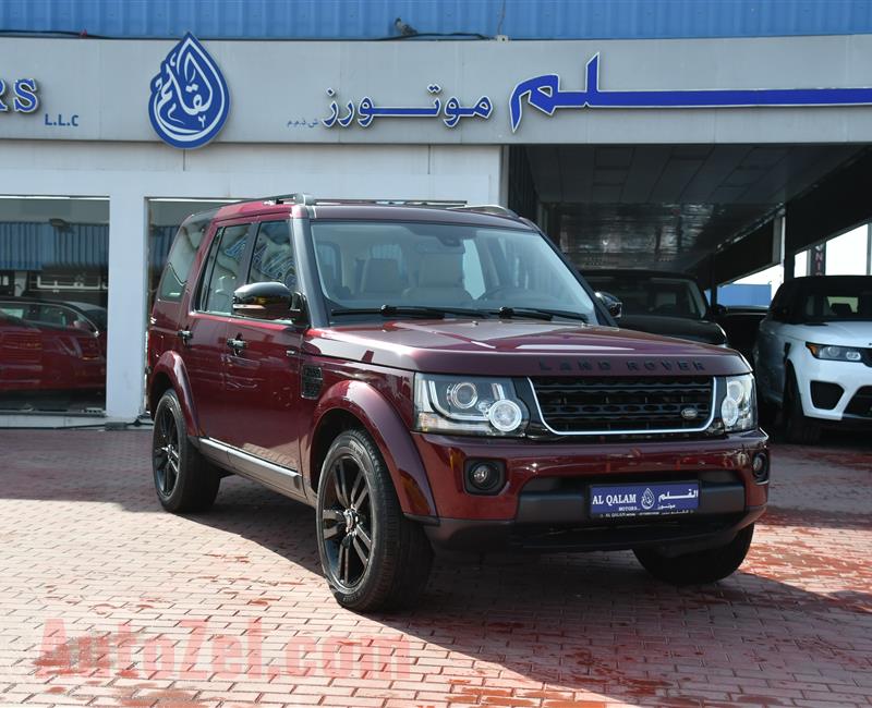 LAND ROVER LR4- 2015- MAROON- 36 000 KM- GCC SPECS