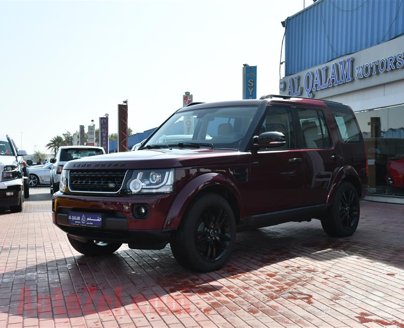 LAND ROVER LR4- 2015- MAROON- 36 000 KM- GCC SPECS