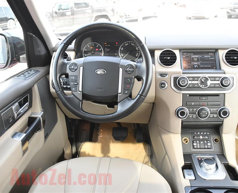 LAND ROVER LR4- 2015- MAROON- 36 000 KM- GCC SPECS