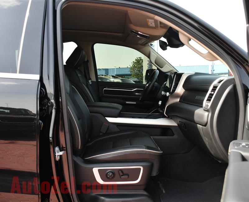 DODGE RAM- 2019- BLACK- 19 000 KM- AMERICAN SPECS