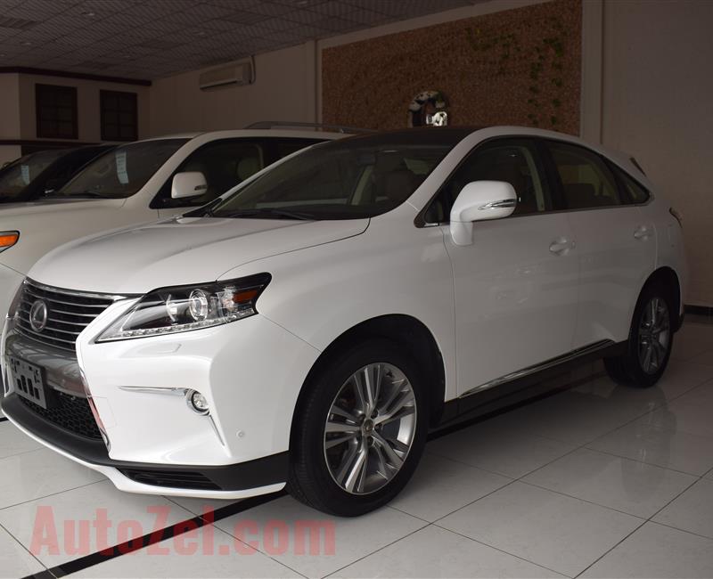 LEXUS RX350- 2015- WHITE- 111 000 KM- GCC SPECS