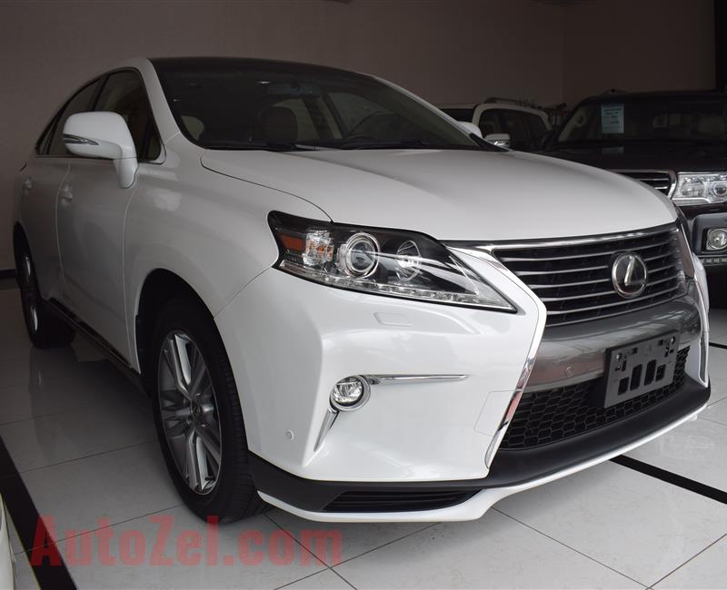 LEXUS RX350- 2015- WHITE- 111 000 KM- GCC SPECS