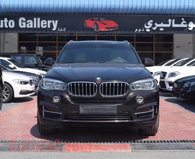 BMW X5- 2016- BLACK- 105 000 KM- GCC SPECS