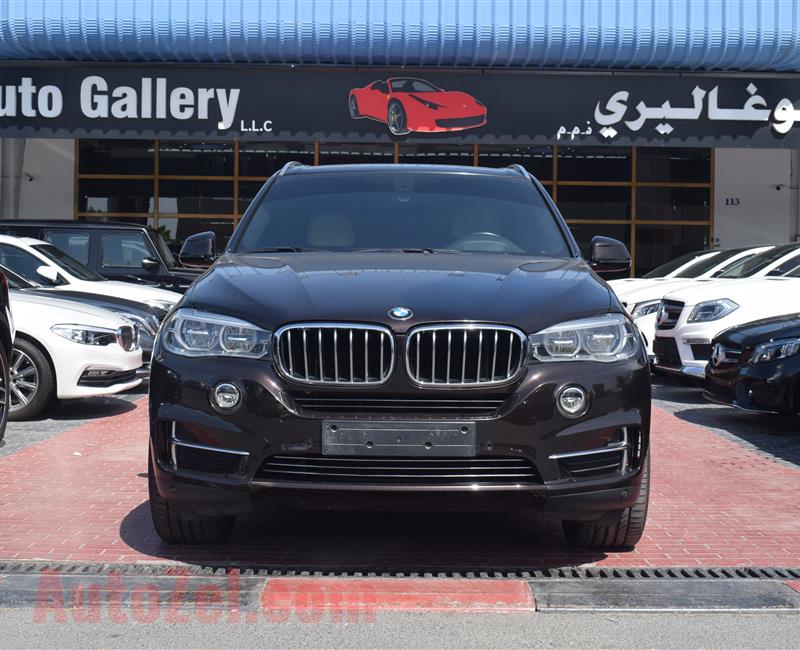 BMW X5- 2016- BLACK- 105 000 KM- GCC SPECS