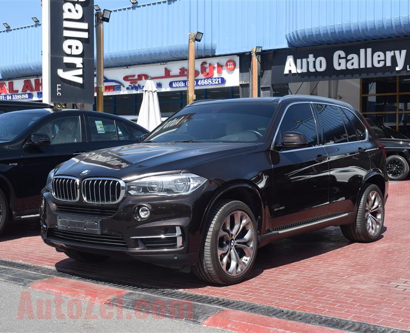 BMW X5- 2016- BLACK- 105 000 KM- GCC SPECS