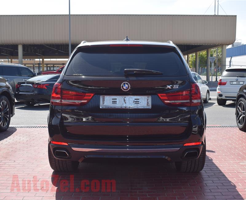 BMW X5- 2016- BLACK- 105 000 KM- GCC SPECS