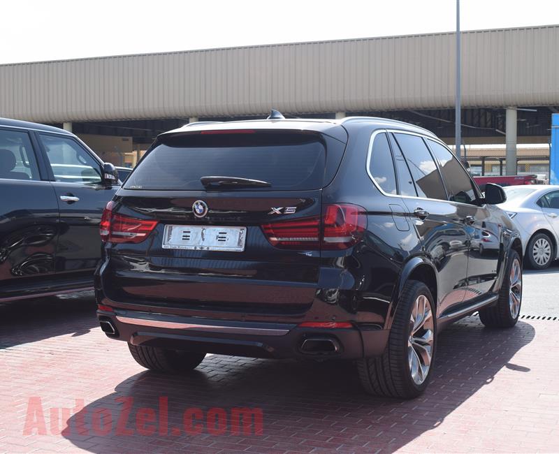 BMW X5- 2016- BLACK- 105 000 KM- GCC SPECS